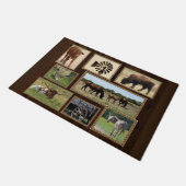 Land Collage Doormat Deurmat (Schuin)