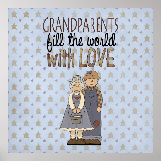 Land Collectie Grandouders Love Art print pots (Voorkant)