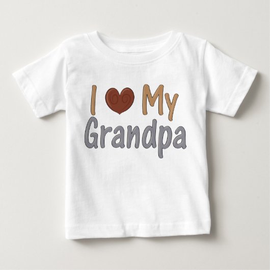 Land Collectie waar ik van houd mijn opa Shirt (Voorkant)