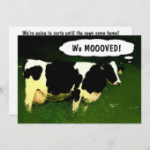 Land Cow Housewarming Party Kaart (Voorkant / Achterkant)