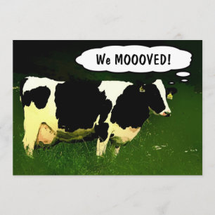 Land Cow Housewarming Party Kaart