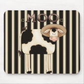 Land Cow Humor Mousepad Muismat (Voorkant)