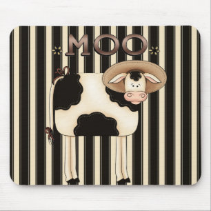 Land Cow Humor Mousepad Muismat
