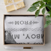 Land Cow-ontkoppelingstaal Tissuepapier (Geschenk)