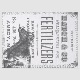 Land Cow-ontkoppelingstaal Tissuepapier