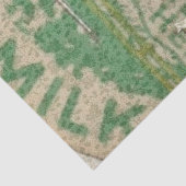 Land Cow-ontkoppelingstaal Tissuepapier (Detail)