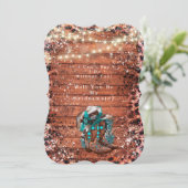 Land Cowboy Boots zal mijn Bridesmaid zijn Kaart (Staand voorkant)