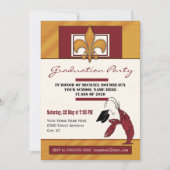 Land Crawfish Graduation Party Kaart (Voorkant)