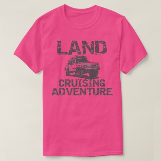 Land Cruising Adventure 4WD T-shirt (Design voorkant)