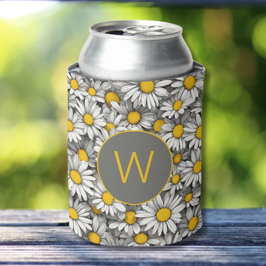 Land Daisies Monogram Blikjeskoeler