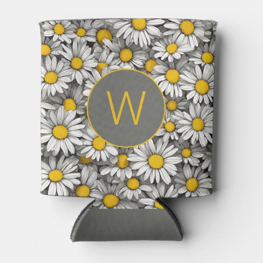 Land Daisies Monogram Blikjeskoeler (Voorkant)