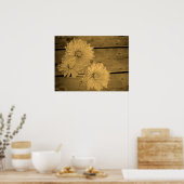 Land Daisies Poster (Keuken)