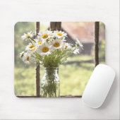 Land Daisy Boeket In Venster Muismat (Met muis)