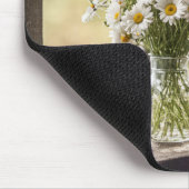 Land Daisy Boeket In Venster Muismat (Hoek)