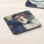 Land Dance - Renoir Impressionist Painting Bier Onderzetter (Linkerzijde)