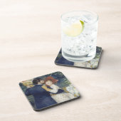 Land Dance - Renoir Impressionist Painting Bier Onderzetter (Rechterzijde)