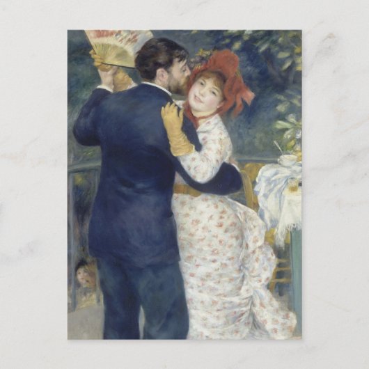 Land Dance - Renoir Impressionist Painting Briefkaart (Voorkant)