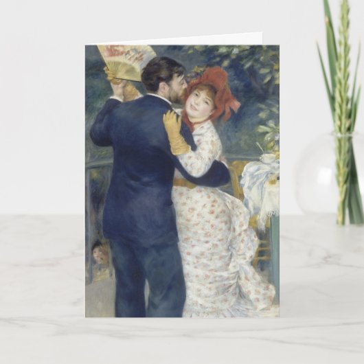 Land Dance - Renoir Impressionist Painting Kaart (Voorkant)