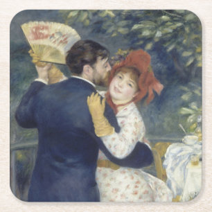 Land Dance - Renoir Impressionist Painting Kartonnen Onderzetters