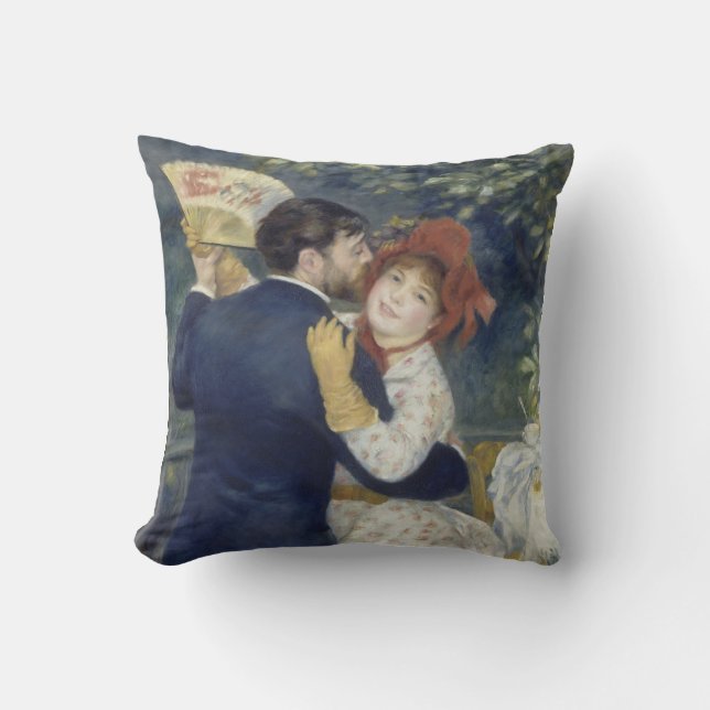 Land Dance - Renoir Impressionist Painting Kussen (Voorkant)