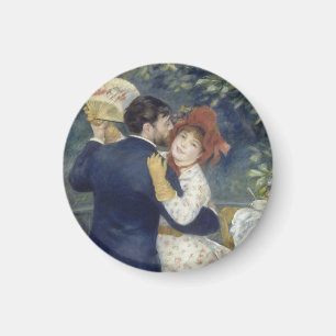 Land Dance - Renoir Impressionist Painting Magneet