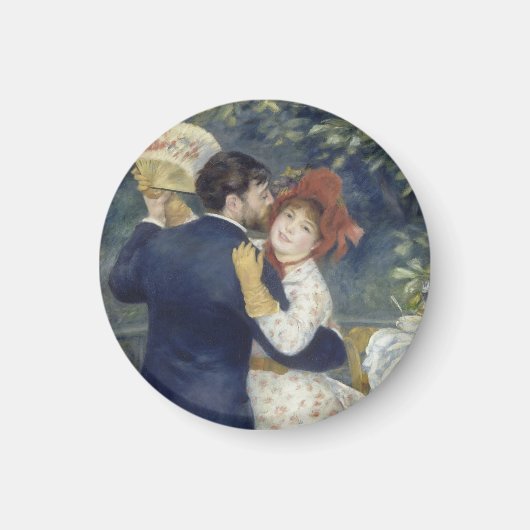 Land Dance - Renoir Impressionist Painting Magneet (Voorkant)