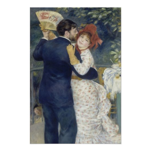 Land Dance - Renoir Impressionist Painting Perfect Poster (Voorkant)