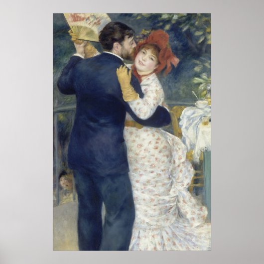 Land Dance - Renoir Impressionist Painting Poster (Voorkant)