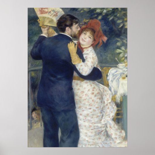 Land Dance - Renoir Impressionist Painting Poster (Voorkant)