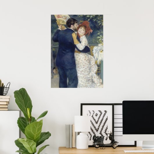 Land Dance - Renoir Impressionist Painting Poster (Thuiskantoor)