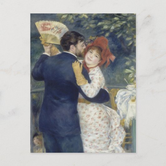 Land Dans door Pierre Renoir,  Kunst Briefkaart (Voorkant)