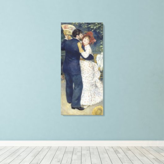 Land Dans door Pierre Renoir,  Kunst Canvas Afdruk (Insitu (Houten vloer))