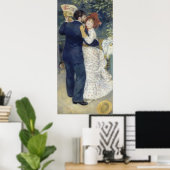 Land Dans door Pierre Renoir,  Kunst Poster (Thuiskantoor)