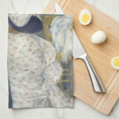 Land Dans door Pierre Renoir,  Kunst Theedoek (Quarter Fold)