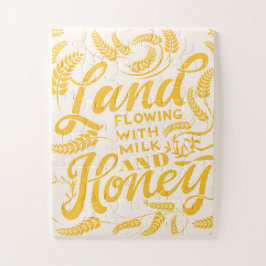 Land dat stroomt met melk en honing legpuzzel