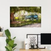 Land - De oude wagen achterin Poster (Thuiskantoor)