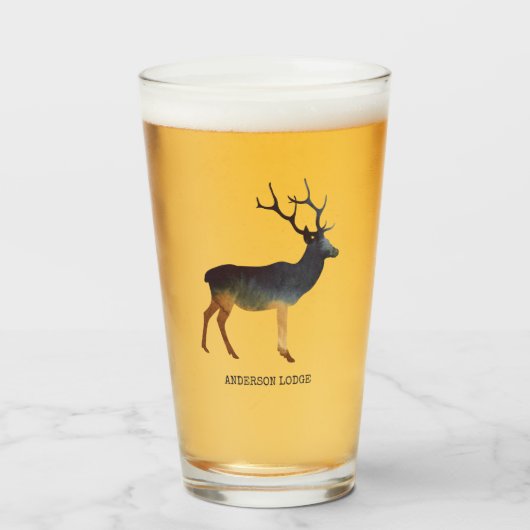 Land Deer Glas (Voorkant gevuld)