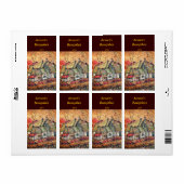 Land Dorp Wijnlabel Etiket (Full Sheet)