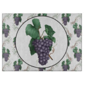 Land druiven fruit keuken glas snijplank (Voorkant)