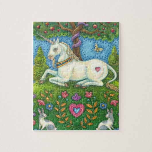 Land Eden Unicorn PUZZLE Susan Brack Legpuzzel (Verticaal)