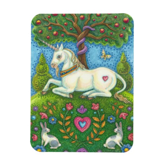 Land Eden Unicorn Serpent MAGNET Magneet (Verticaal)