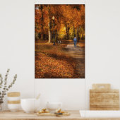 Land - Een wandeling in het park Poster (Keuken)