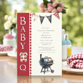 land eenvoudig baby q Baby shower Uitnodigen Kaart