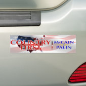Land eerste Bumpersticker (Op auto)