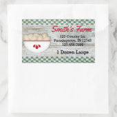 Land Eitjes Aangepaste Sticker (Tas)