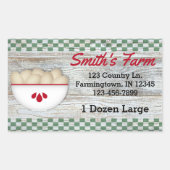 Land Eitjes Aangepaste Sticker (Voorkant)