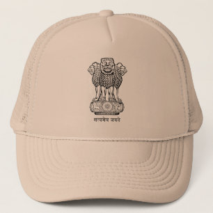 Land Embleem van India Trucker Pet