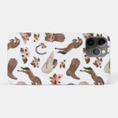 Land en Floral Case-Mate iPhone Case (Achterkant (horizontaal))