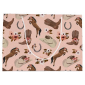 Land en Floral Large Cft Bag Groot Cadeauzakje (Achterkant)