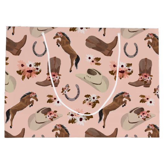 Land en Floral Large Cft Bag Groot Cadeauzakje (Achterkant)